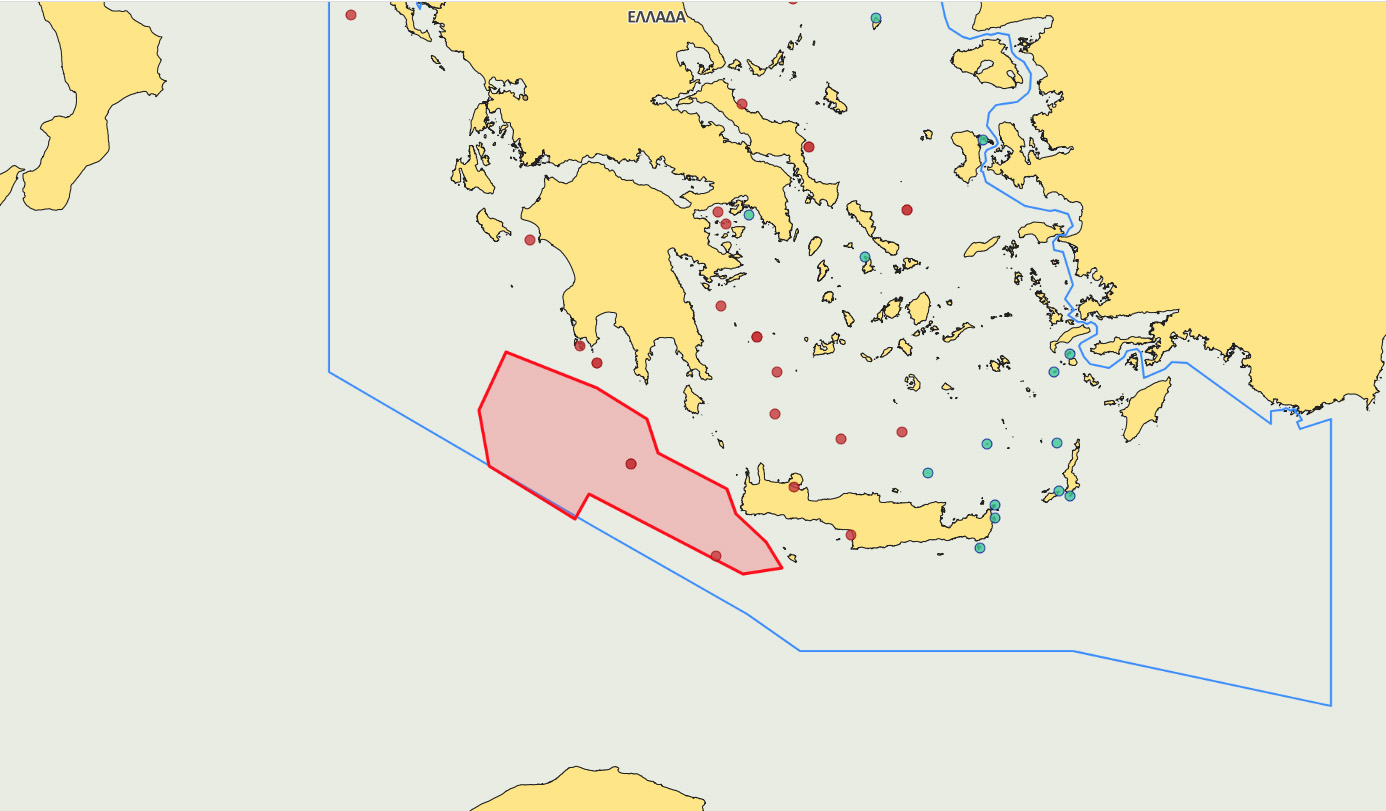 Εκδόθηκε η NAVTEX για σεισμικές έρευνες σε Κρήτη και Πελοπόννησο