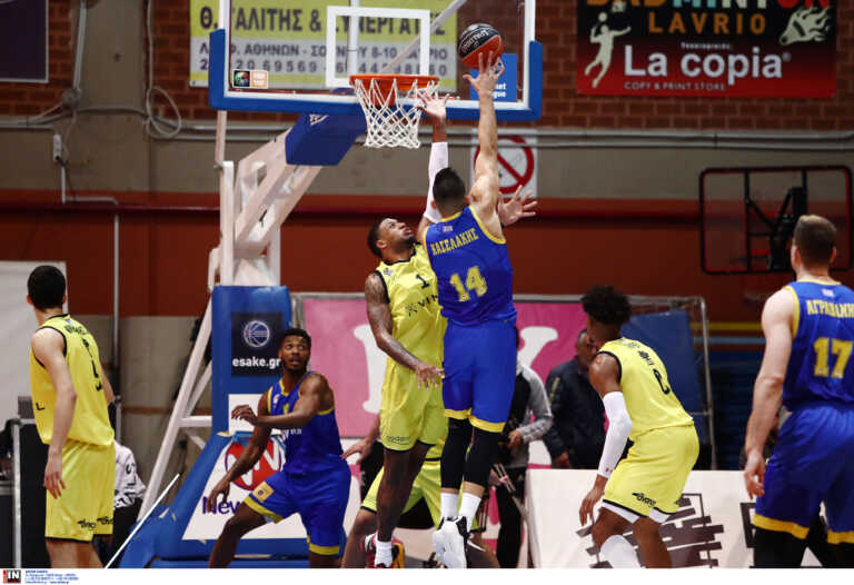 Λαύριο - Περιστέρι 79-85: Τέταρτη σερί νίκη στη Basket League