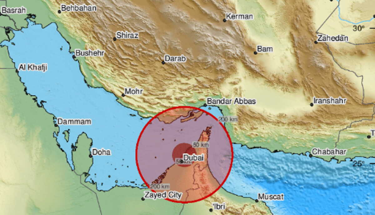 Σεισμός 5,7 Ρίχτερ ταρακούνησε το Ντουμπάι – Αισθητός και στο Ιράν