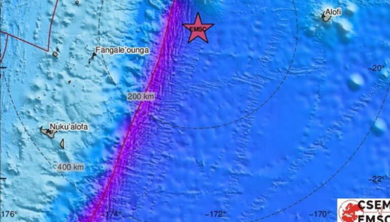 Σεισμός 7,1 Ρίχτερ συγκλόνισε τα νησιά Τόνγκα στον Ειρηνικό - Έληξε η προειδοποίηση για τσουνάμι