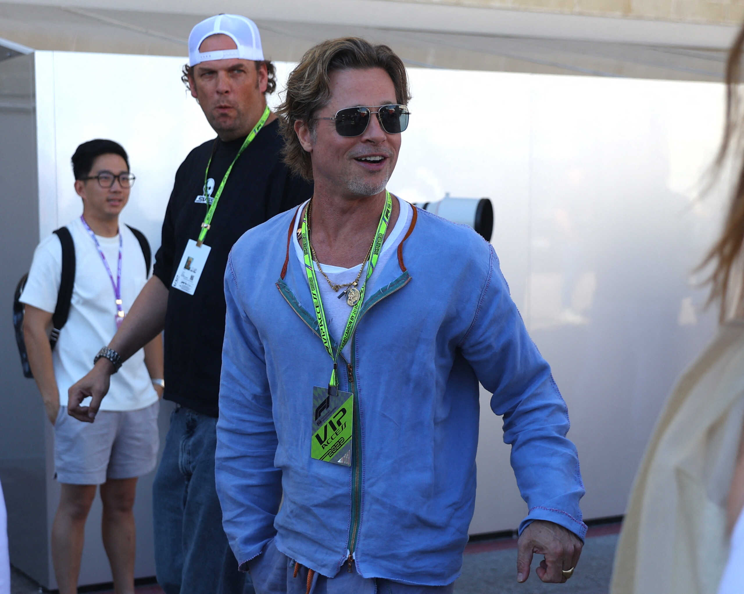 Formula One F1 - United States Grand Prix - Circuit of the Americas, Austin, Texas, U.S. - October 21, 2022 Actor Brad Pitt is seen ahead of the United States Grand Prix REUTERS