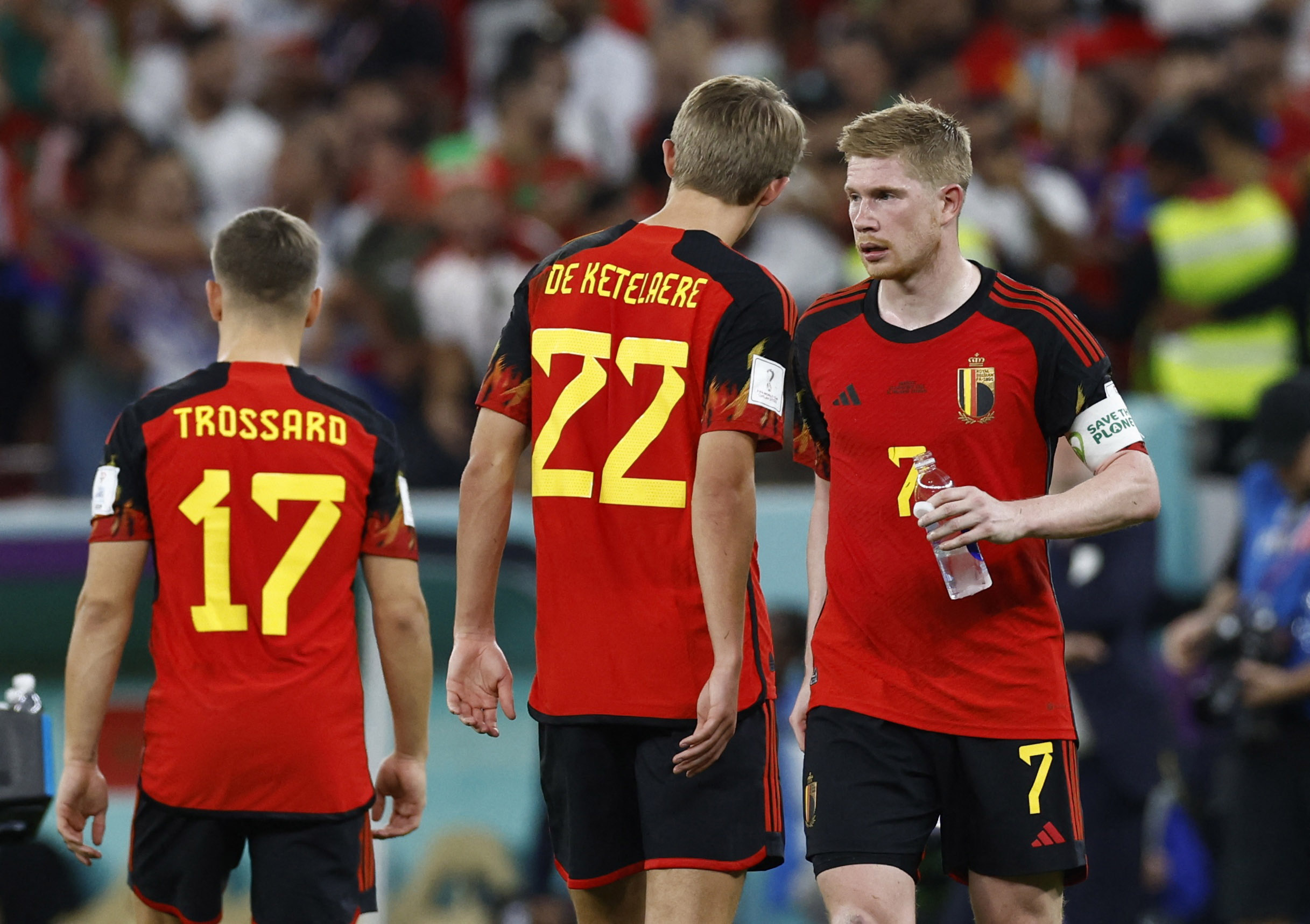 Soccer Football - FIFA World Cup Qatar 2022 - Group F - Belgium v Morocco - Al Thumama Stadium, Doha, Qatar - November 27, 2022 Belgium's Kevin De Bruyne REUTERS