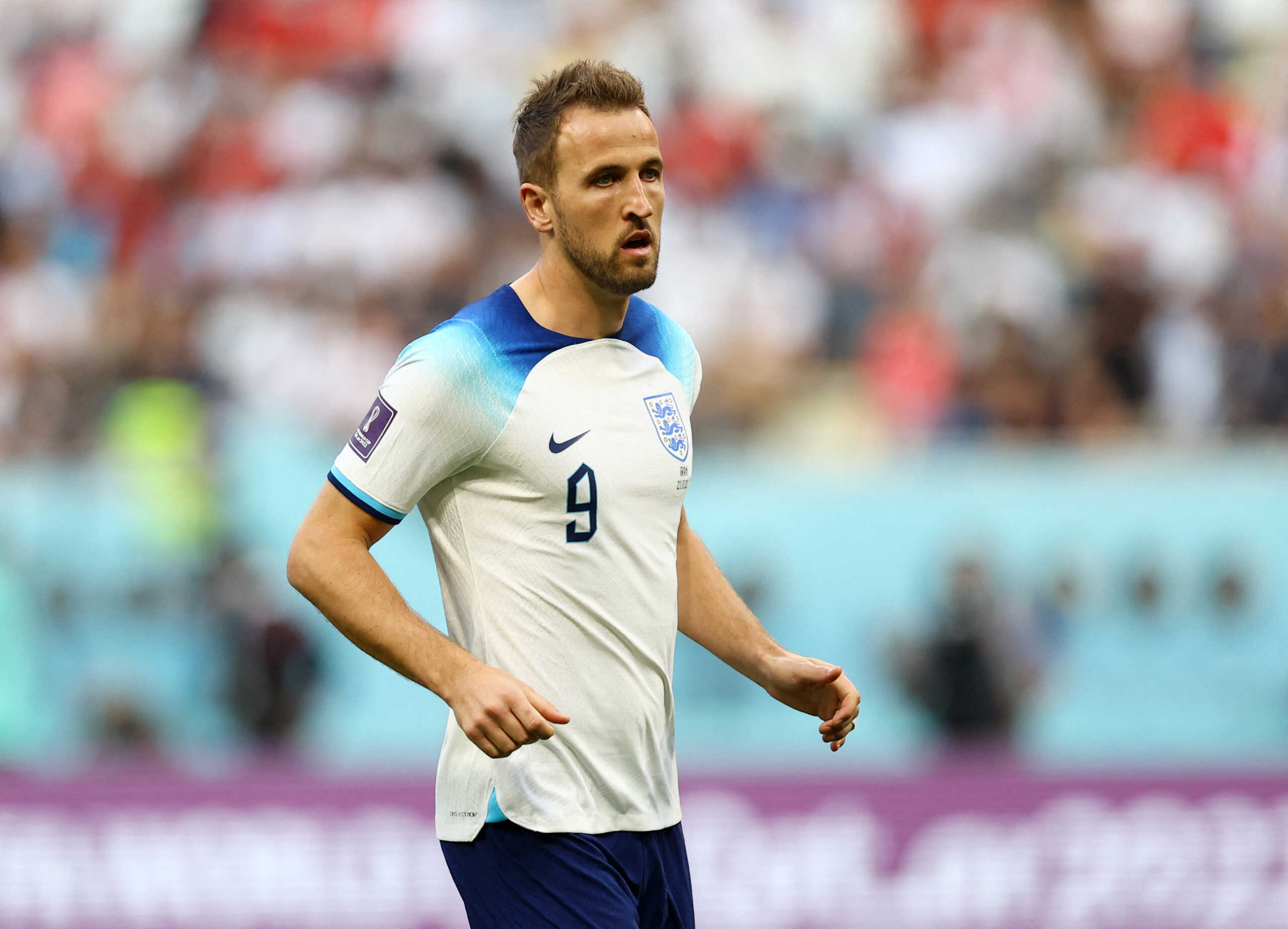 Soccer Football - FIFA World Cup Qatar 2022 - Group B - England v Iran - Khalifa International Stadium, Doha, Qatar - November 21, 2022 England's Harry Kane REUTERS