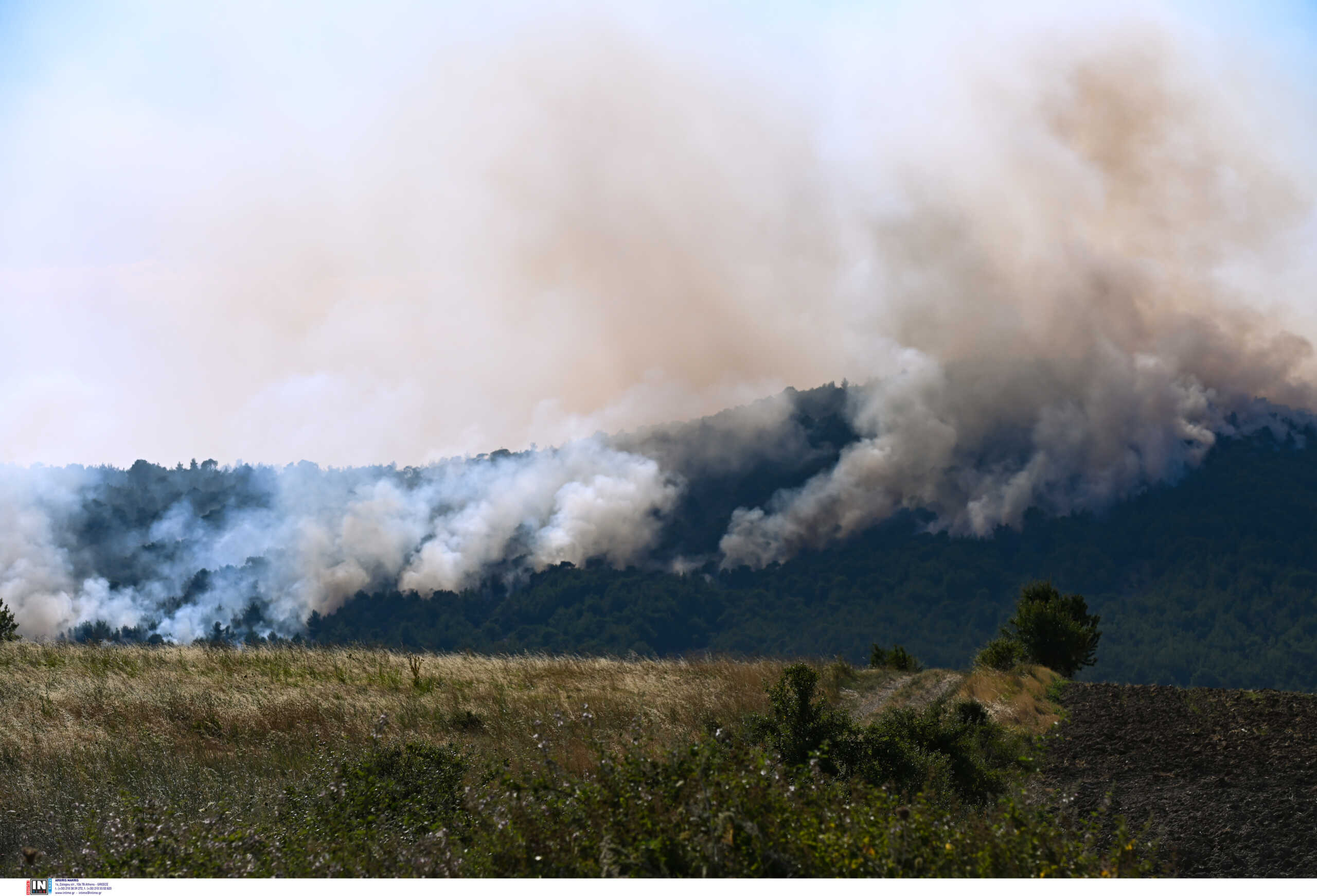 Ροδόπη: Για 16η μέρα καίει η φωτιά στο Παπίκιο Όρος – Ισχυρές επίγειες δυνάμεις στην περιοχή