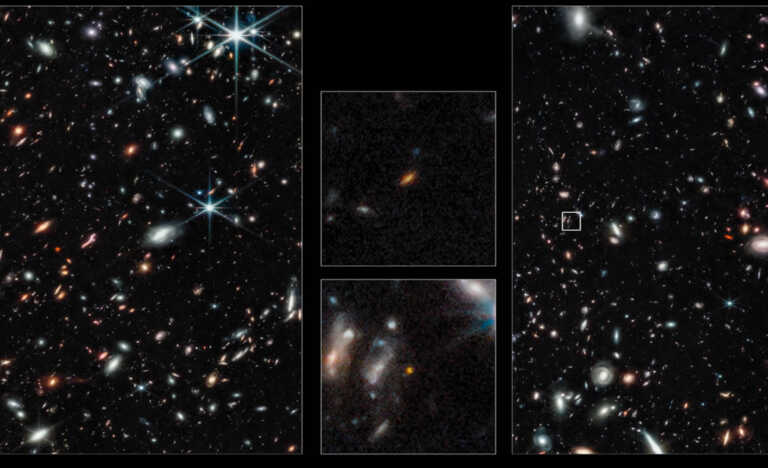 James Webb: Νέα σπουδαία ανακάλυψη – Βρέθηκαν δύο από τους πιο μακρινούς και απρόσμενα φωτεινούς γαλαξίες