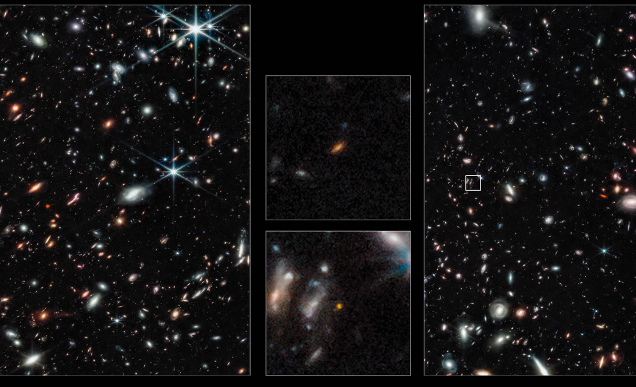 James Webb: Νέα σπουδαία ανακάλυψη – Βρέθηκαν δύο από τους πιο μακρινούς και απρόσμενα φωτεινούς γαλαξίες
