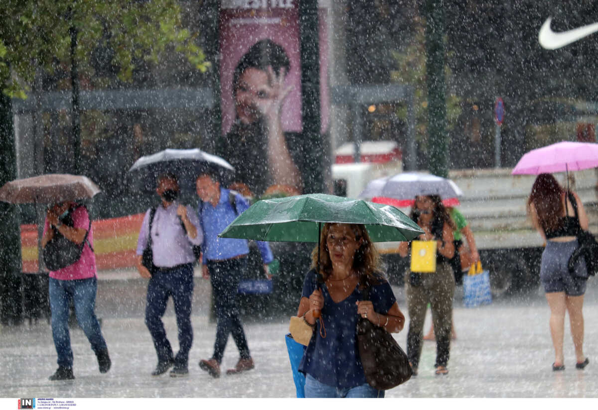 Καιρός – Meteo: Βροχές και καταιγίδες σε όλη την χώρα την Τετάρτη 26/04