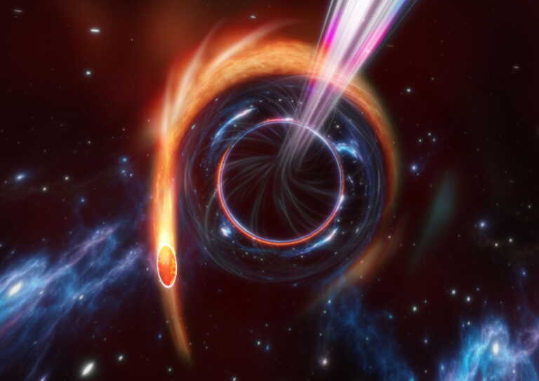 Ανιχνεύθηκε η πιο μακρινή μαύρη τρύπα που «καταπίνει» άστρο και στέλνει πίδακα ακτινοβολίας στη Γη