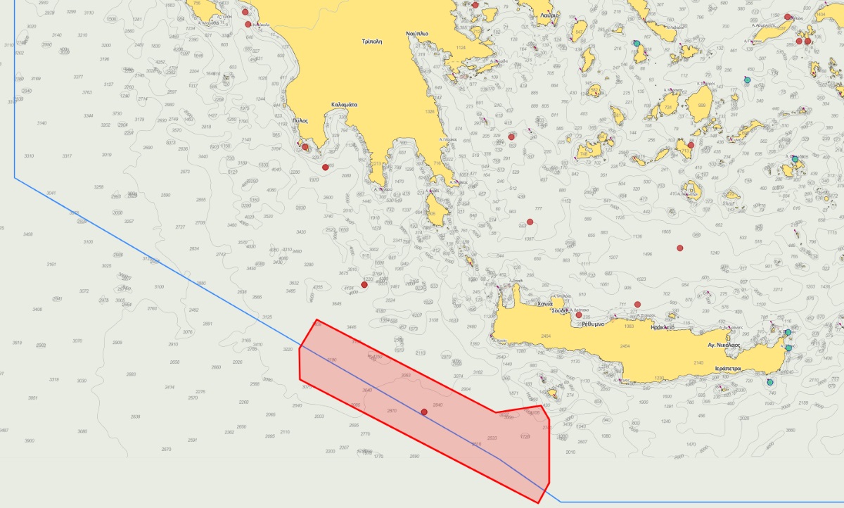 NAVTEX για επέκταση των ερευνών για φυσικό αέριο νότια της Κρήτης - NewsIT