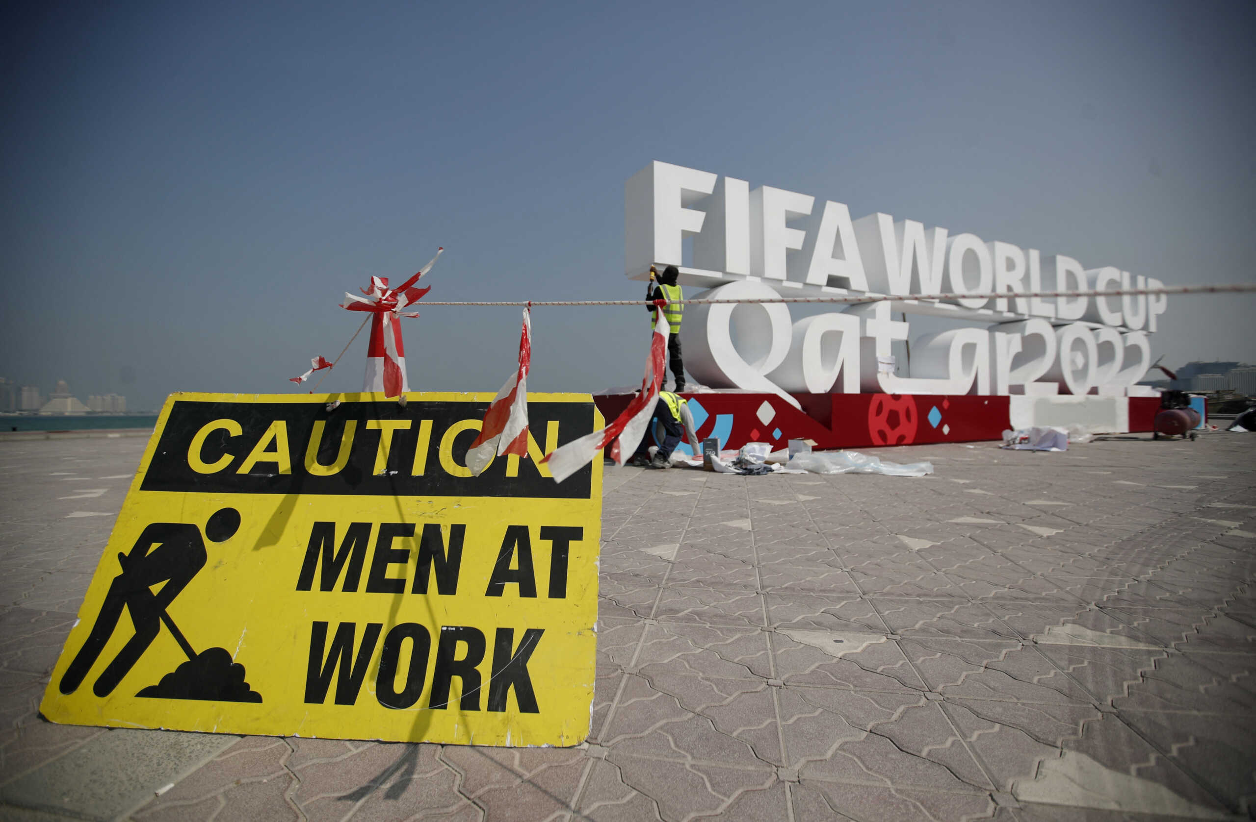 Soccer Football - FIFA World Cup Qatar 2022 Preview - Doha, Qatar - October 26, 2022 General view of signage in Doha ahead of the World Cup REUTERS