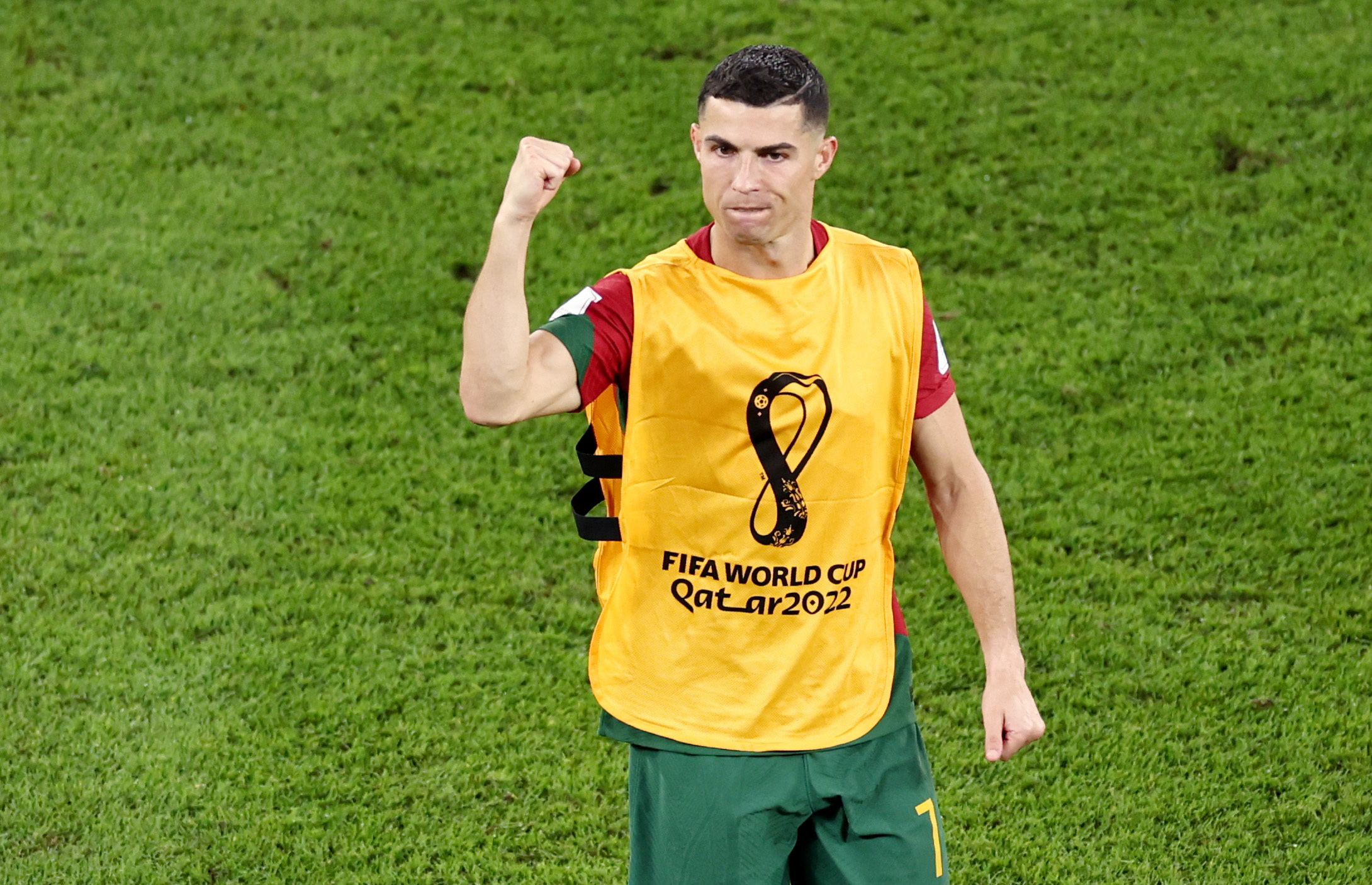 Soccer Football - FIFA World Cup Qatar 2022 - Group H - Portugal v Ghana - Stadium 974, Doha, Qatar - November 24, 2022 Portugal's Cristiano Ronaldo celebrates after the match REUTERS