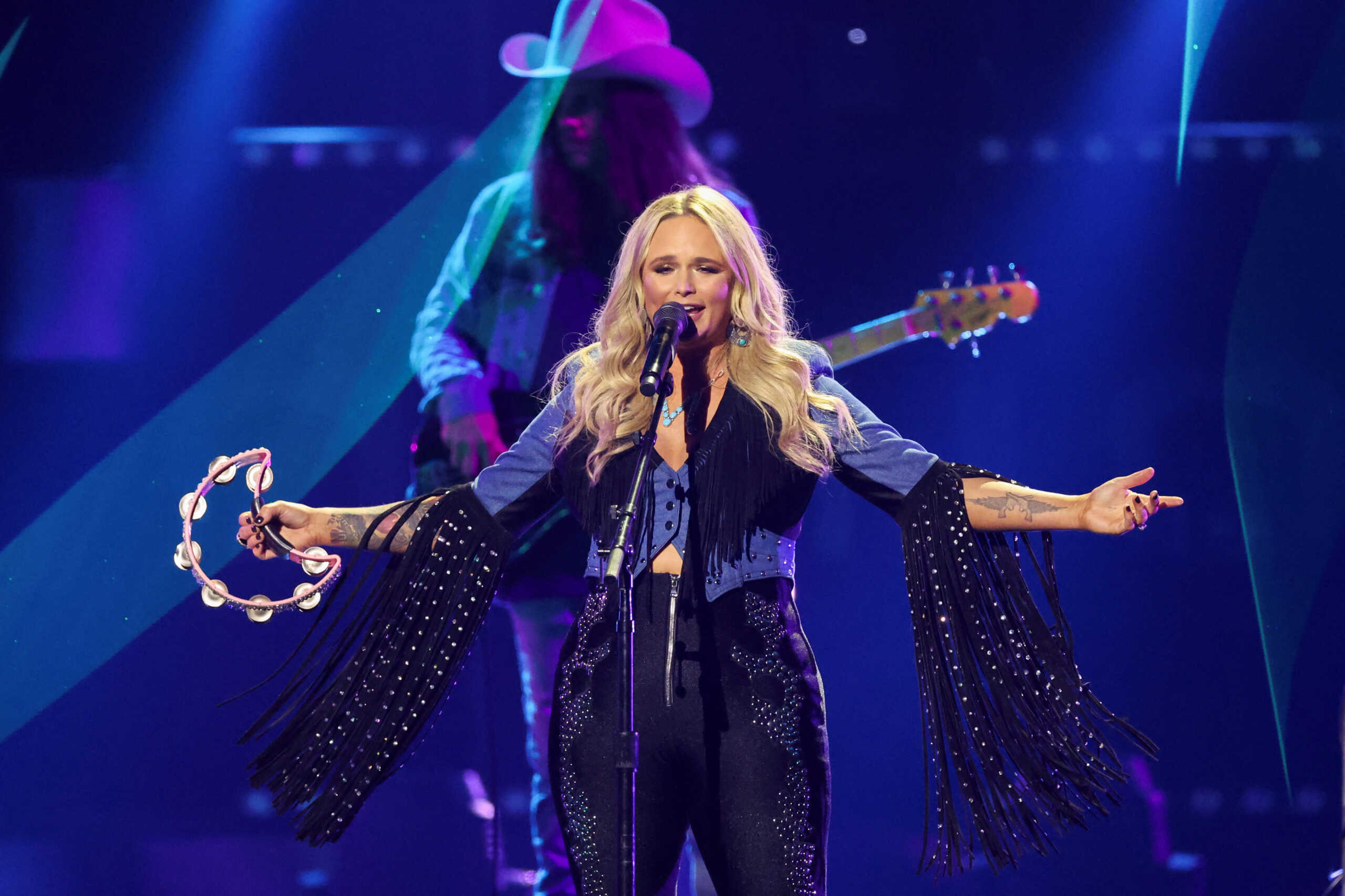 Miranda Lambert performs at the 56th Annual CMA Awards at Bridgestone Arena, in Nashville, Tennessee, U.S. November 9, 2022. REUTERS