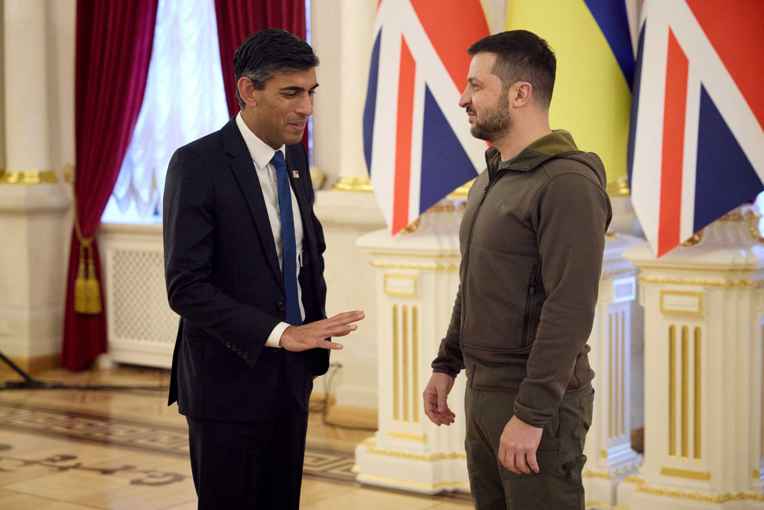 Πόλεμος στην Ουκρανία: Βολοντίμιρ Ζελένσκι και Ρίσι Σούνακ «τα είπαν» στο Κίεβο