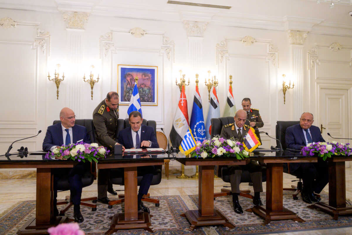 Υπογράφηκε η συμφωνία Ελλάδας – Αιγύπτου
