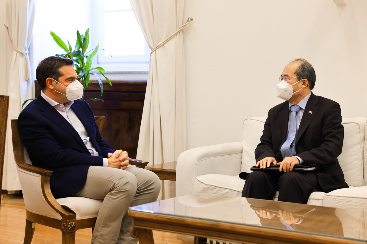 Αλέξης Τσίπρας: Συνάντηση με τον Πρέσβη της Κίνας στην Ελλάδα