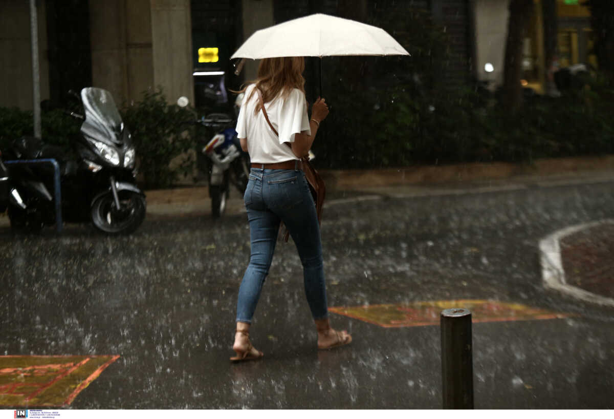 Ο καιρός σήμερα: Βροχές και καταιγίδες σε όλη τη χώρα – Αναλυτικά η πρόγνωση