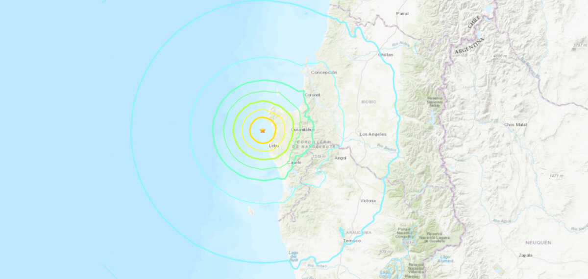Σεισμός 6,2 Ρίχτερ στην Χιλή
