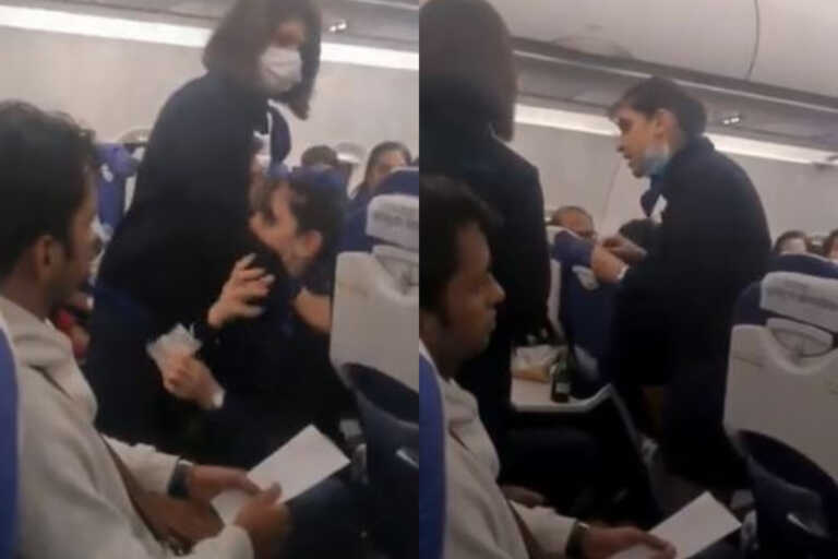 Χαμός σε πτήση – Έξαλλη αεροσυνοδός σε αγενή επιβάτη: «Δεν είμαι υπηρέτριά σου»