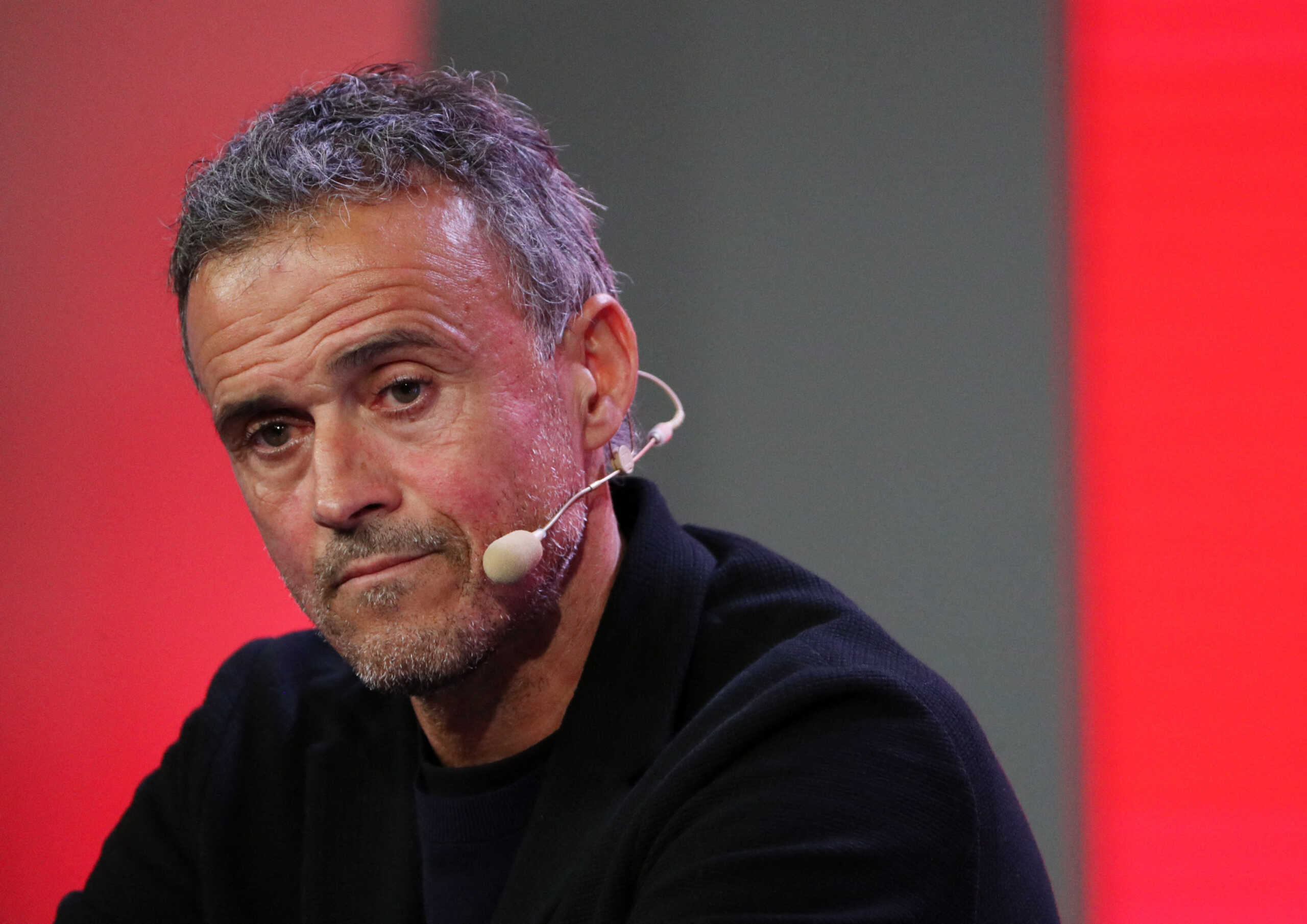 Soccer Football - FIFA World Cup Qatar 2022 - Spain Squad Announcement - La Ciudad del Futbol, Las Rozas de Madrid, Spain - November 11, 2022  Spain coach Luis Enrique during the squad announcement REUTERS