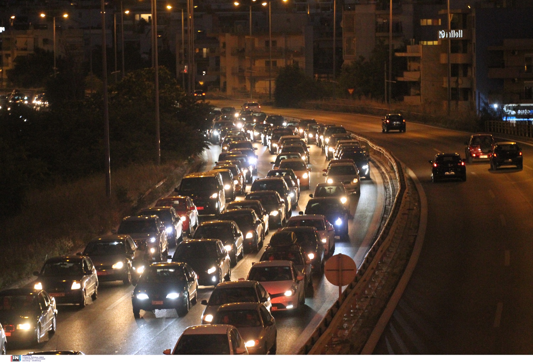 Κίνηση στους δρόμους: «Γολγοθάς» ο Κηφισός από ΚΤΕΛ μέχρι Νέα Ερυθραία και στα δύο ρεύματα