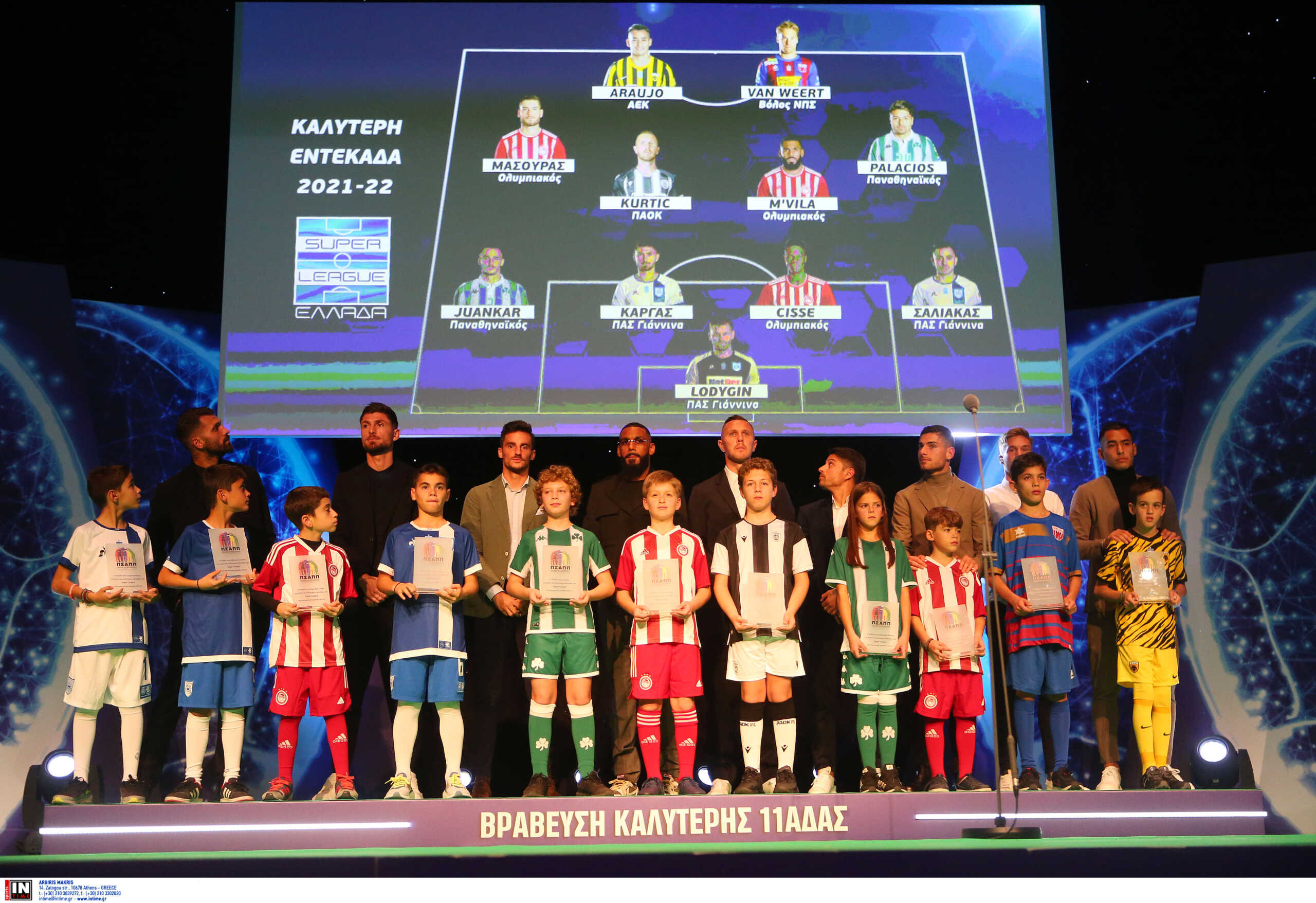Βραβεία ΠΣΑΠΠ: Όλοι οι νικητές και η κορυφαία ενδεκάδα της Super League 1