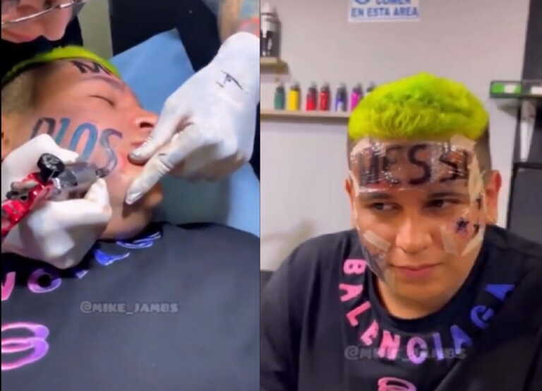 «Τρελός» θαυμαστής του Μέσι «χτύπησε» τατουάζ στο κούτελο το όνομα του Αργεντινού