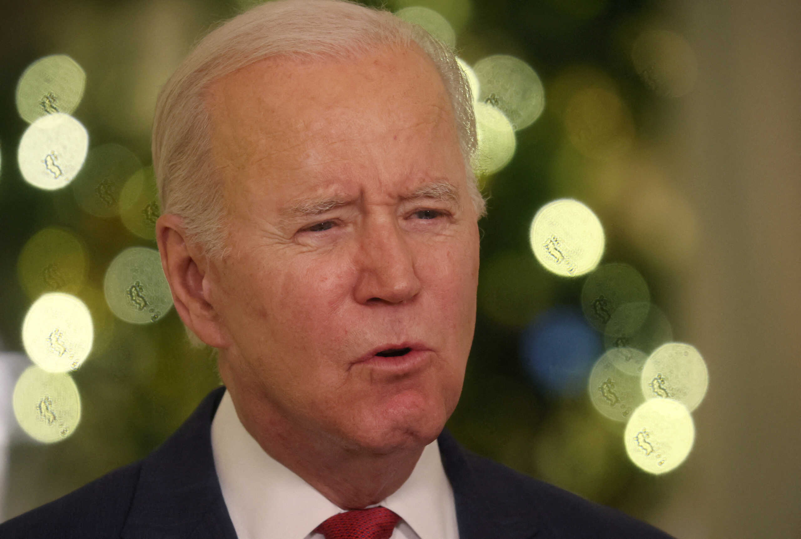 FILE PHOTO: U.S. President Joe Biden delivers a Christmas speech at the White House in Washington, U.S., December 22, 2022. REUTERS