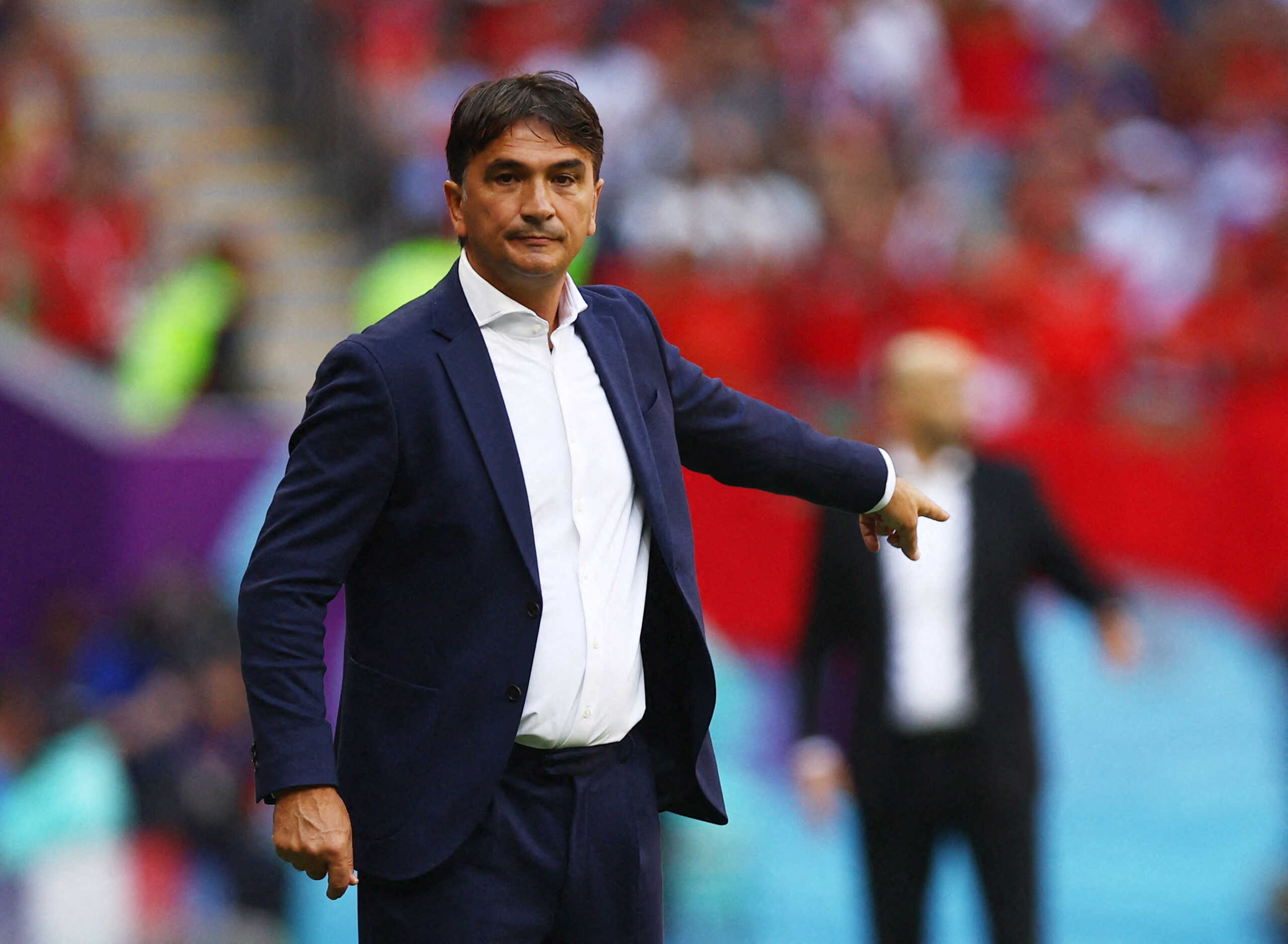 Soccer Football - FIFA World Cup Qatar 2022 - Group F - Morocco v Croatia - Al Bayt Stadium, Al Khor, Qatar - November 23, 2022 Croatia coach Zlatko Dalic REUTERS