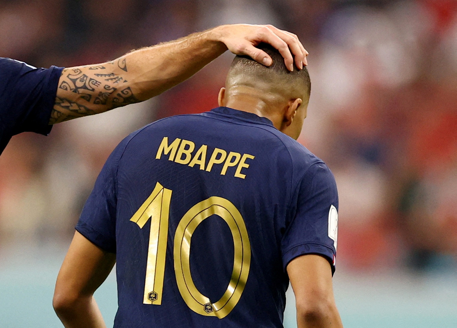 Soccer Football - FIFA World Cup Qatar 2022 - Semi Final - France v Morocco - Al Bayt Stadium, Al Khor, Qatar - December 14, 2022 France's Kylian Mbappe REUTERS