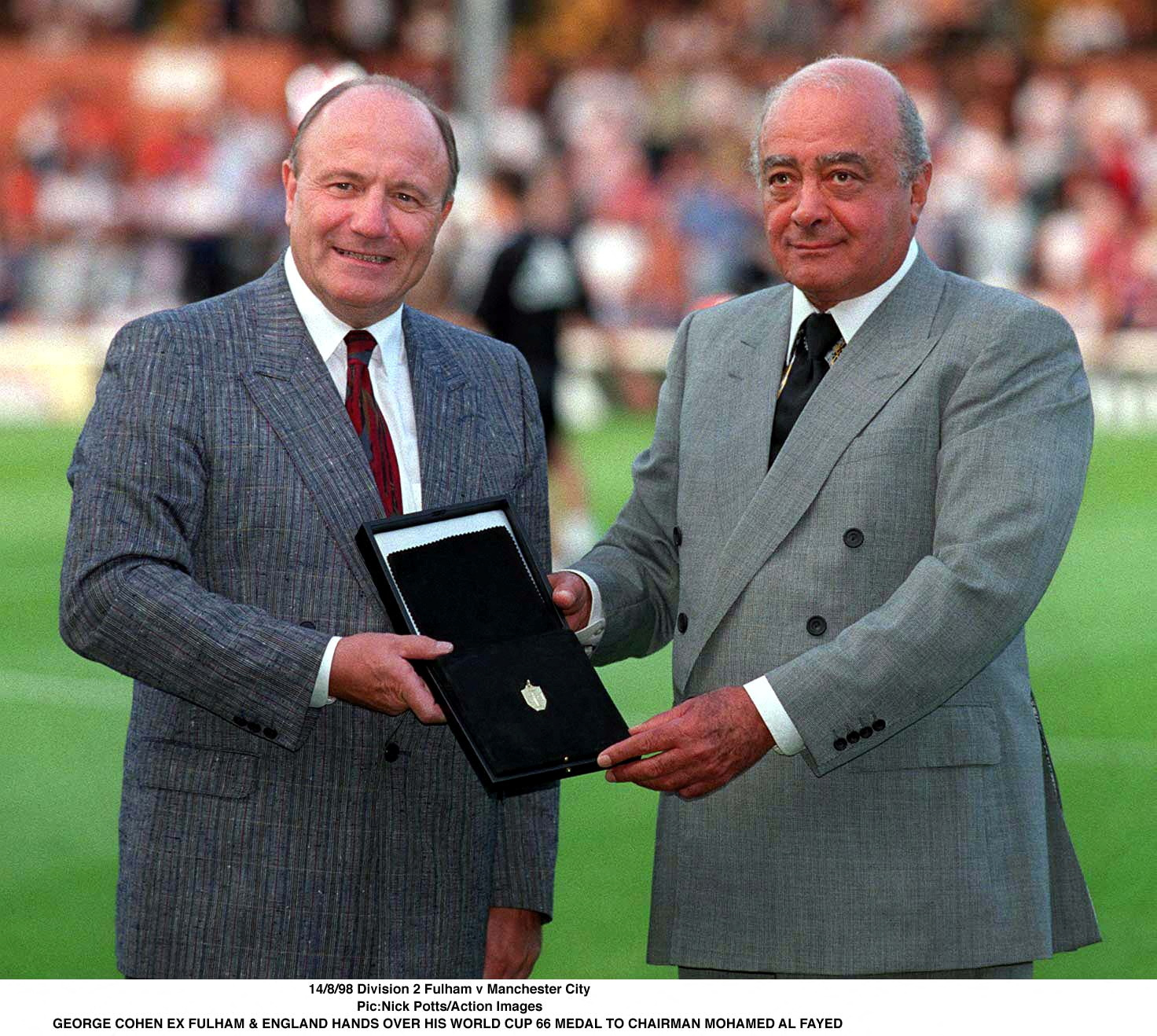 FILE PHOTO: Football - Division Two - Fulham v Manchester City - Craven Cottage - 14
