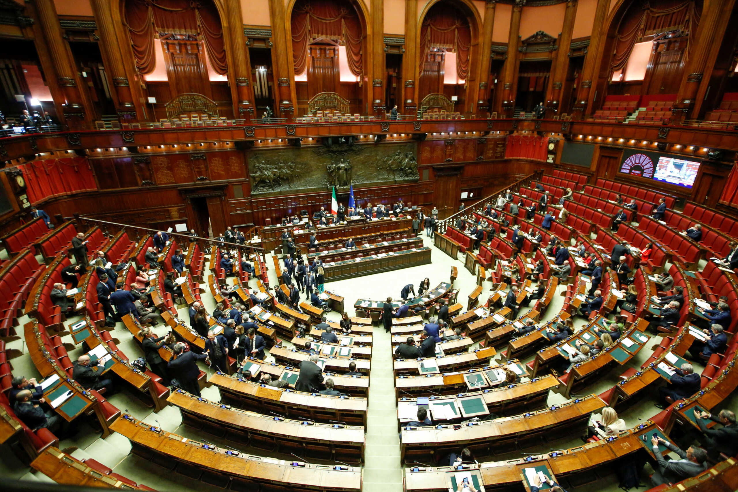 Italy's lower house of the parliament holds a confidence vote over the 2023 budget in Rome, Italy December 23, 2022. REUTERS