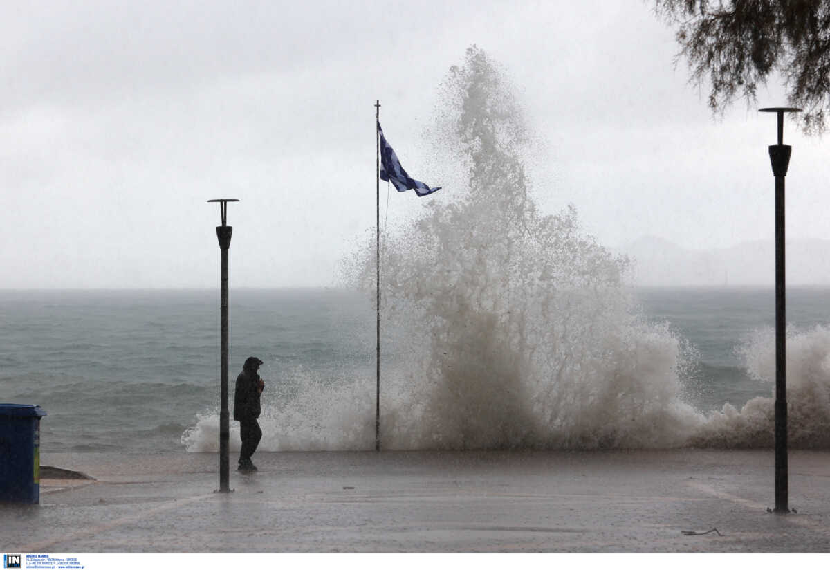 Καιρός – Έκτακτο δελτίο επιδείνωσης από την ΕΜΥ: Καταιγίδες, χαλάζι και άνεμοι 9 μποφόρ