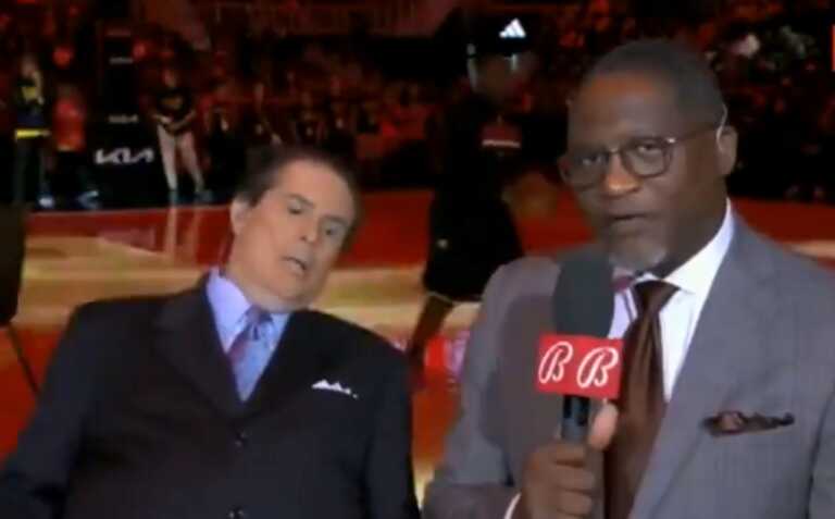 Παρουσιαστής έπαθε κρίση on camera δίπλα στον Ντομινίκ Γουίλκινς πριν από αγώνα του NBA