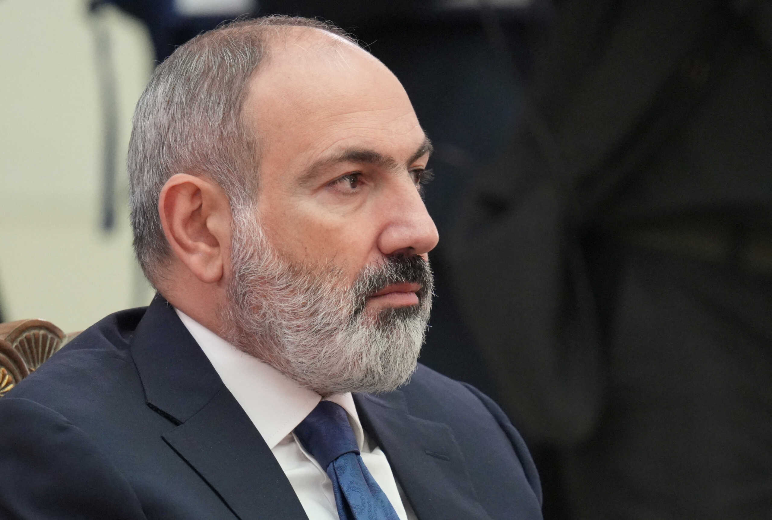 Armenian Prime Minister Nikol Pashinyan attends a meeting of the Commonwealth of Independent States (CIS) leaders in Saint Petersburg, Russia, December 26, 2022. Sputnik