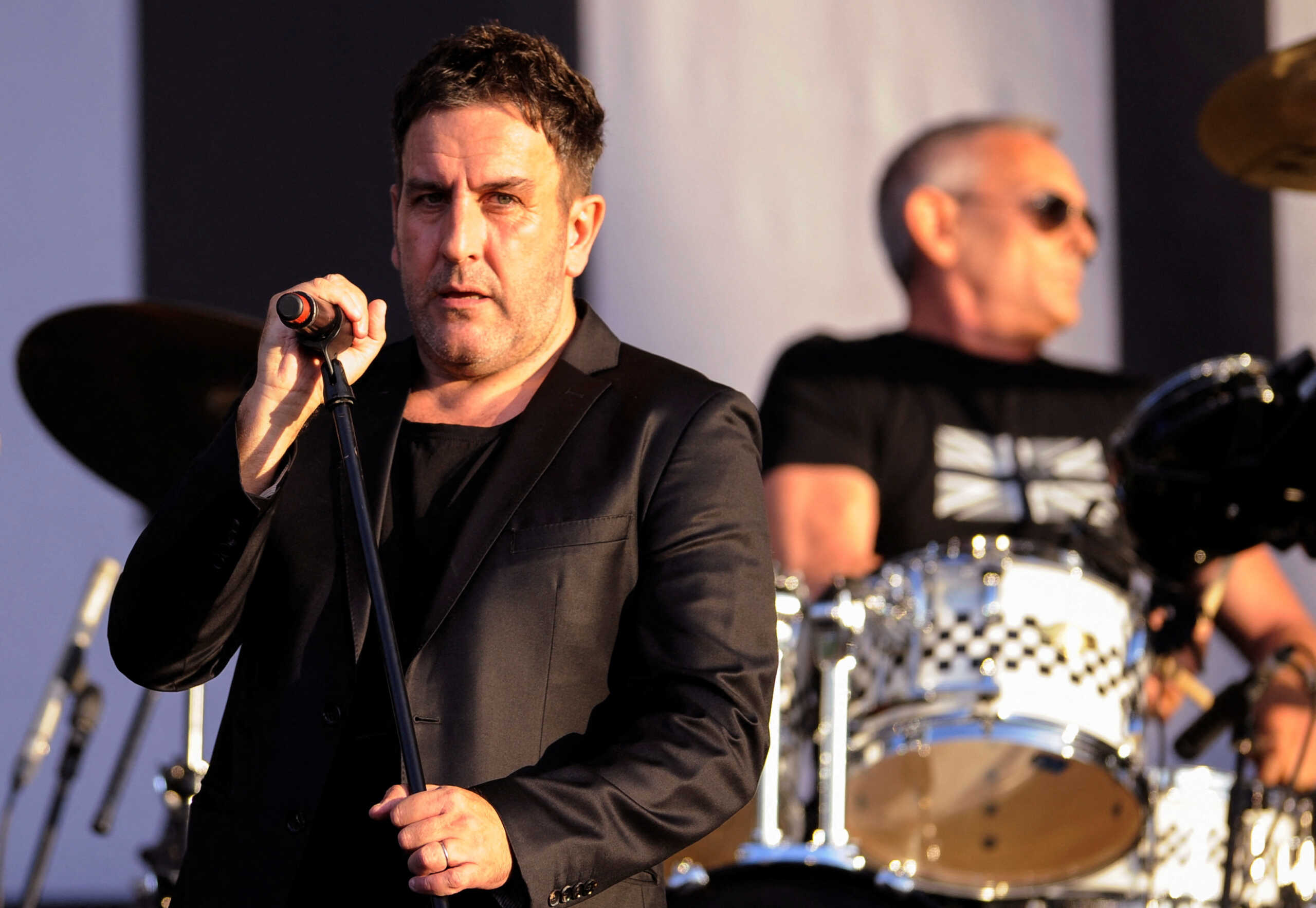 FILE PHOTO: Terry Hall of British band The Specials performs as part of celebrations before the London 2012 Olympic Games closing ceremony at Hyde Park, London, August 12 , 2012.     REUTERS