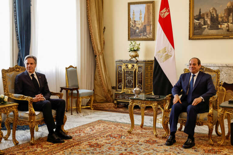 Συνάντηση του Άντονι Μπλίνκεν με τον πρόεδρο της Αιγύπτου Αμπντέλ Φάταχ αλ-Σίσι