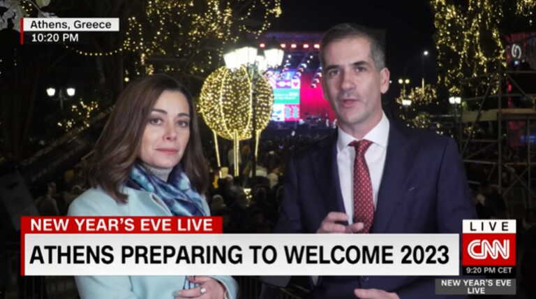 Την Πρωτοχρονιά της Αθήνας «ξεχώρισε» το CNN – O Μπακογιάννης «ζωντανά» στο αμερικανικό κανάλι