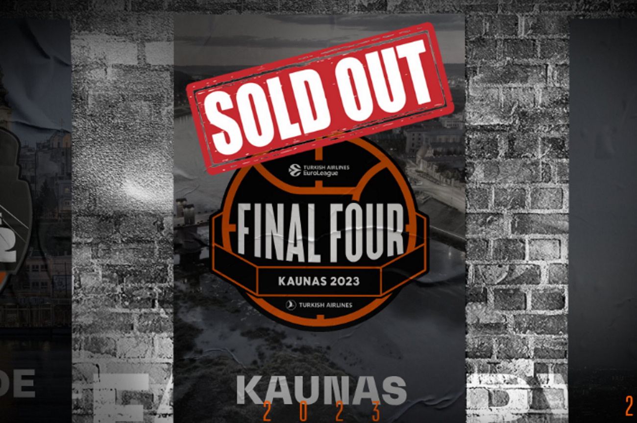 Euroleague: Sold out μέσα σε λίγες ώρες το Final Four στο Κάουνας