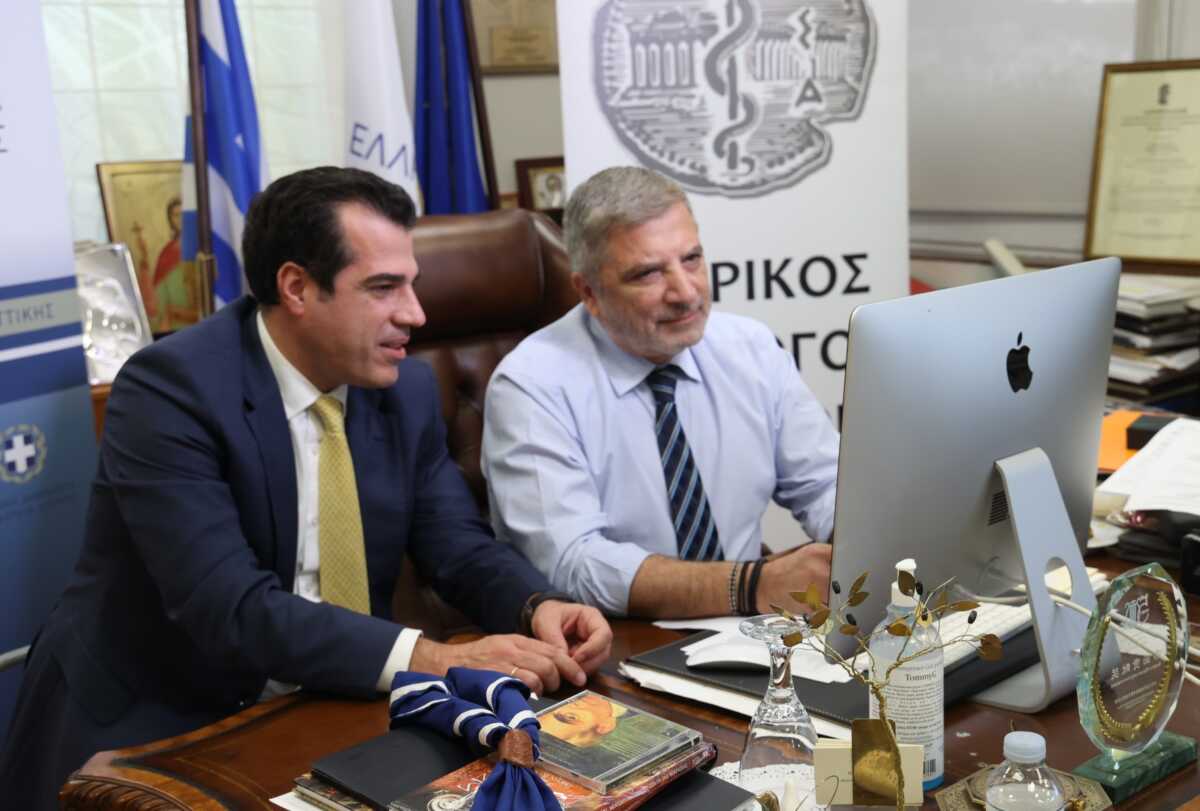 Συνάντηση Πλεύρη – Πατούλη για ενίσχυση της υγειονομικής θωράκισης της Αττικής