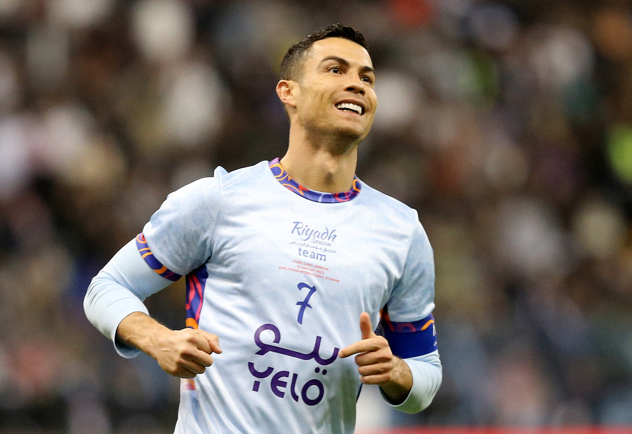 Soccer Football - Friendly - Saudi Pro League XI v Paris St Germain - King Fahd International Stadium, Riyadh, Saudia Arabia - January 19, 2023 Saudi Pro League XI's Cristiano Ronaldo REUTERS