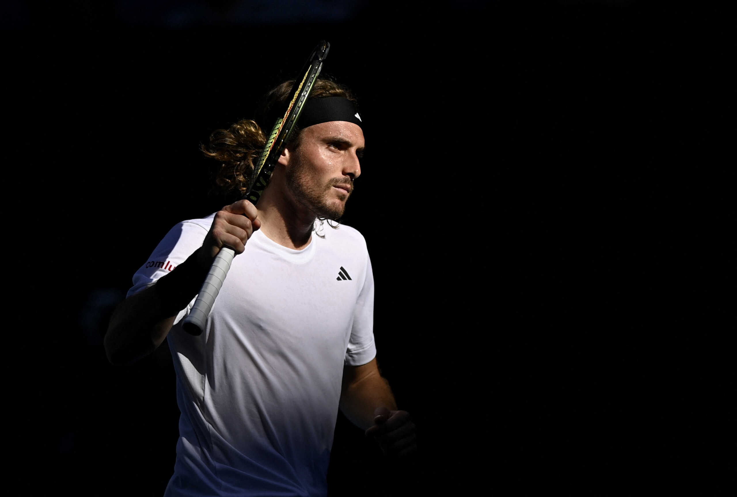 Tennis - Australian Open - Melbourne Park, Melbourne, Australia - January 27, 2023 Greece’s Stefanos Tsitsipas during his semi final match against Russia's Karen Khachanov REUTERS