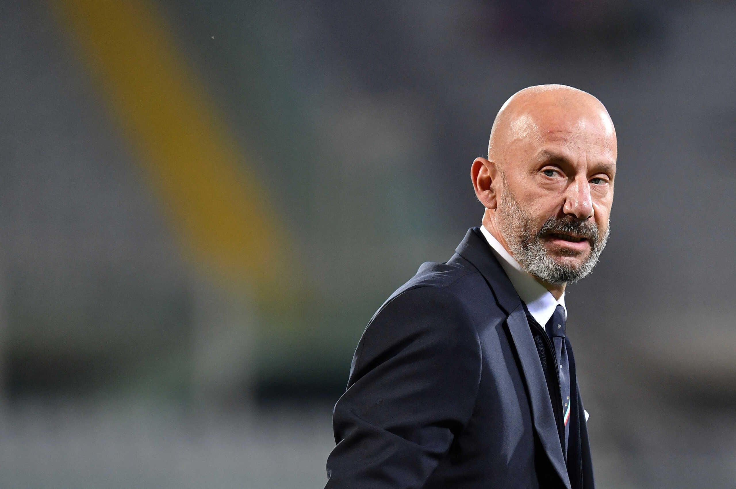 FILE PHOTO: Soccer Football - World Cup - UEFA Qualifiers - Group C - Italy v Bulgaria - Stadio Artemio Franchi, Florence, Italy - September 2, 2021  Chief of the Italy national football team Gianluca Vialli is seen inside the stadium before the match REUTERS