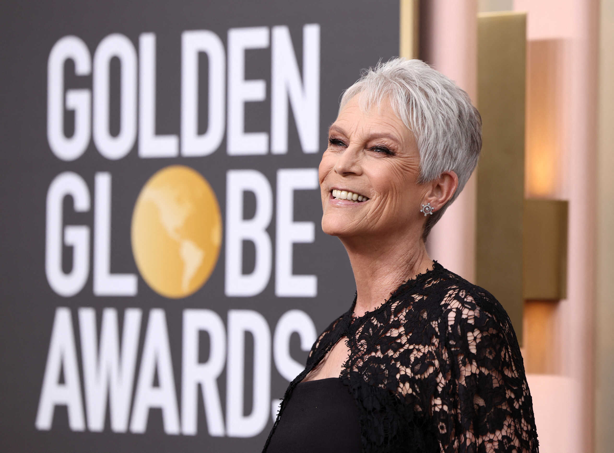 Jamie Lee Curtis attends the 80th Annual Golden Globe Awards in Beverly Hills, California, U.S., January 10, 2023. REUTERS
