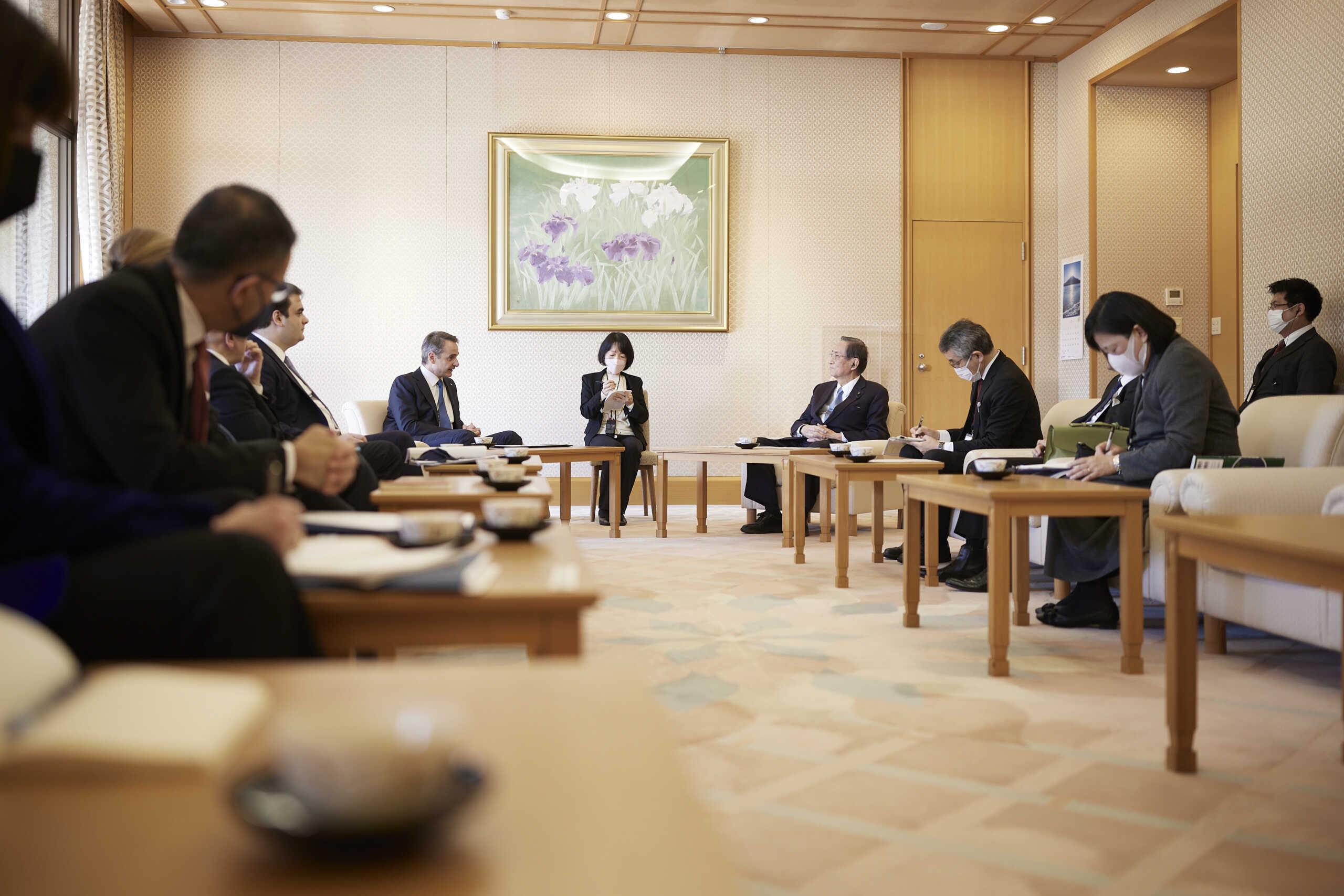 Μητσοτάκης σε Ιάπωνες επιχειρηματίες: Μέσα στο 2023 η ανάκτηση της επενδυτικής βαθμίδας