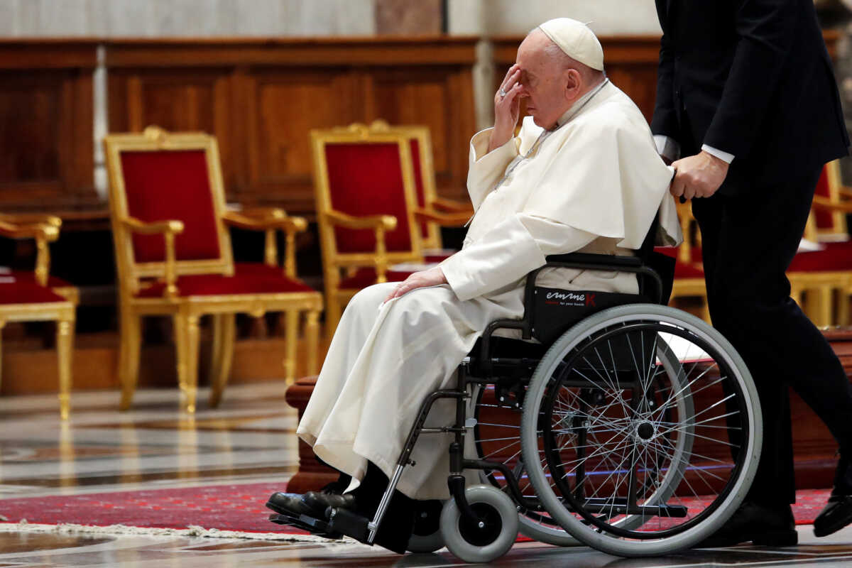 Ιταλία: Παραμένει στο νοσοκομείο ο πάπας Φραγκίσκος – Ακυρώθηκαν οι συναντήσεις του έως τις 18 Ιουνίου