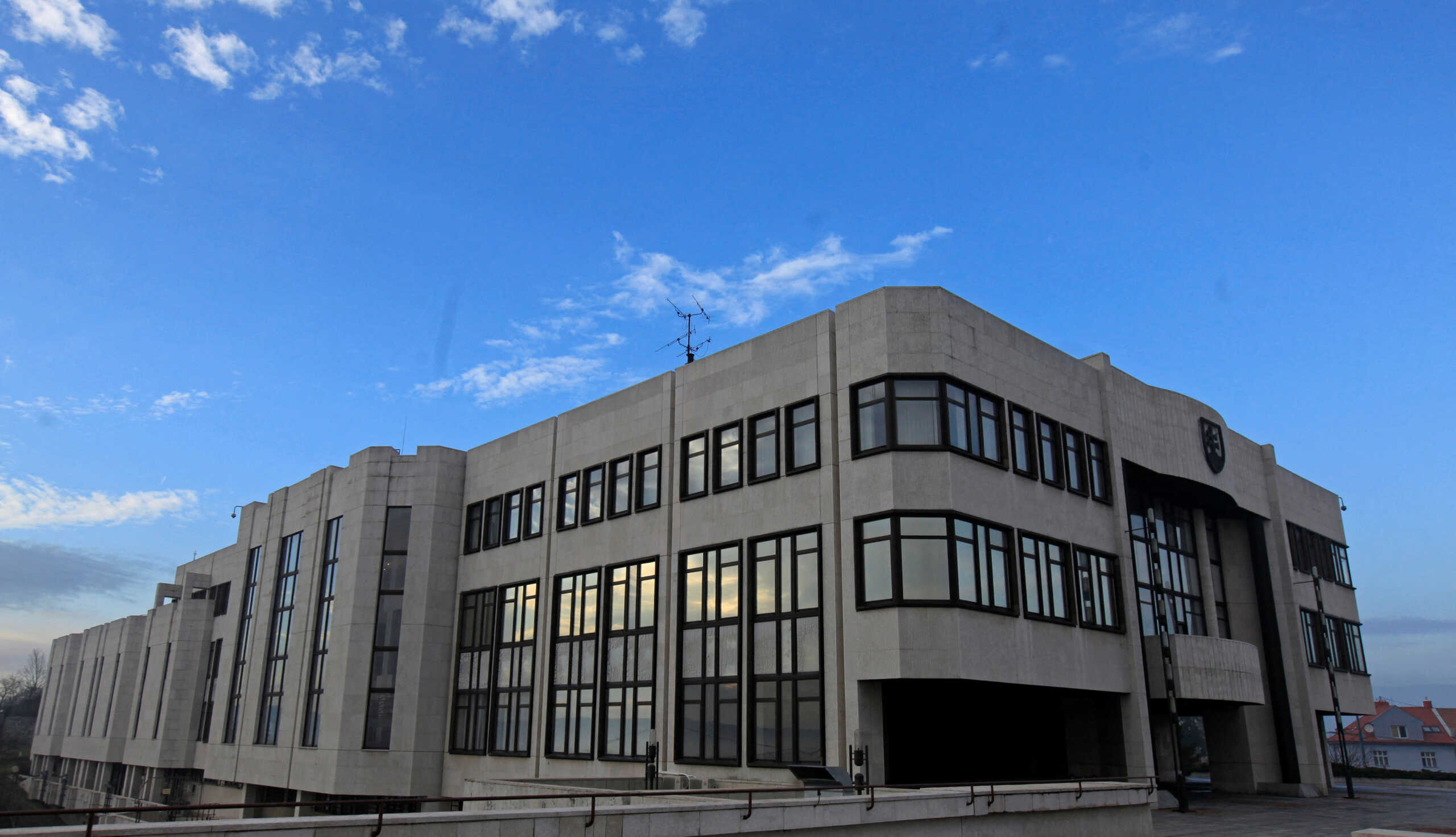 FILE PHOTO: A general view of the Slovak Parliament in Bratislava, Slovakia, January 26, 2016.   REUTERS