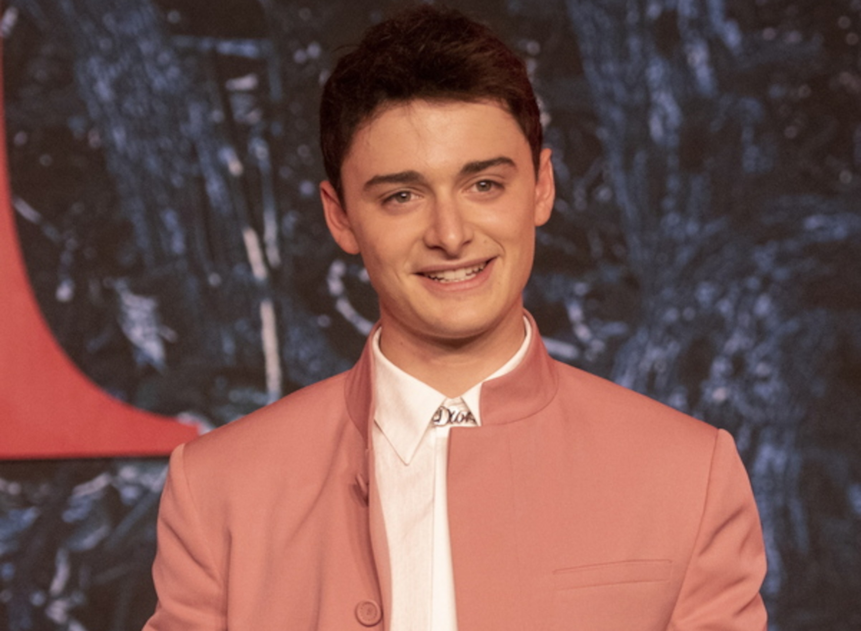 epa09947912 Actor Noah Schnapp poses during the premiere of Netflix's 'Stranger Things' season four in New York, New York, USA, 14 May 2022.  EPA