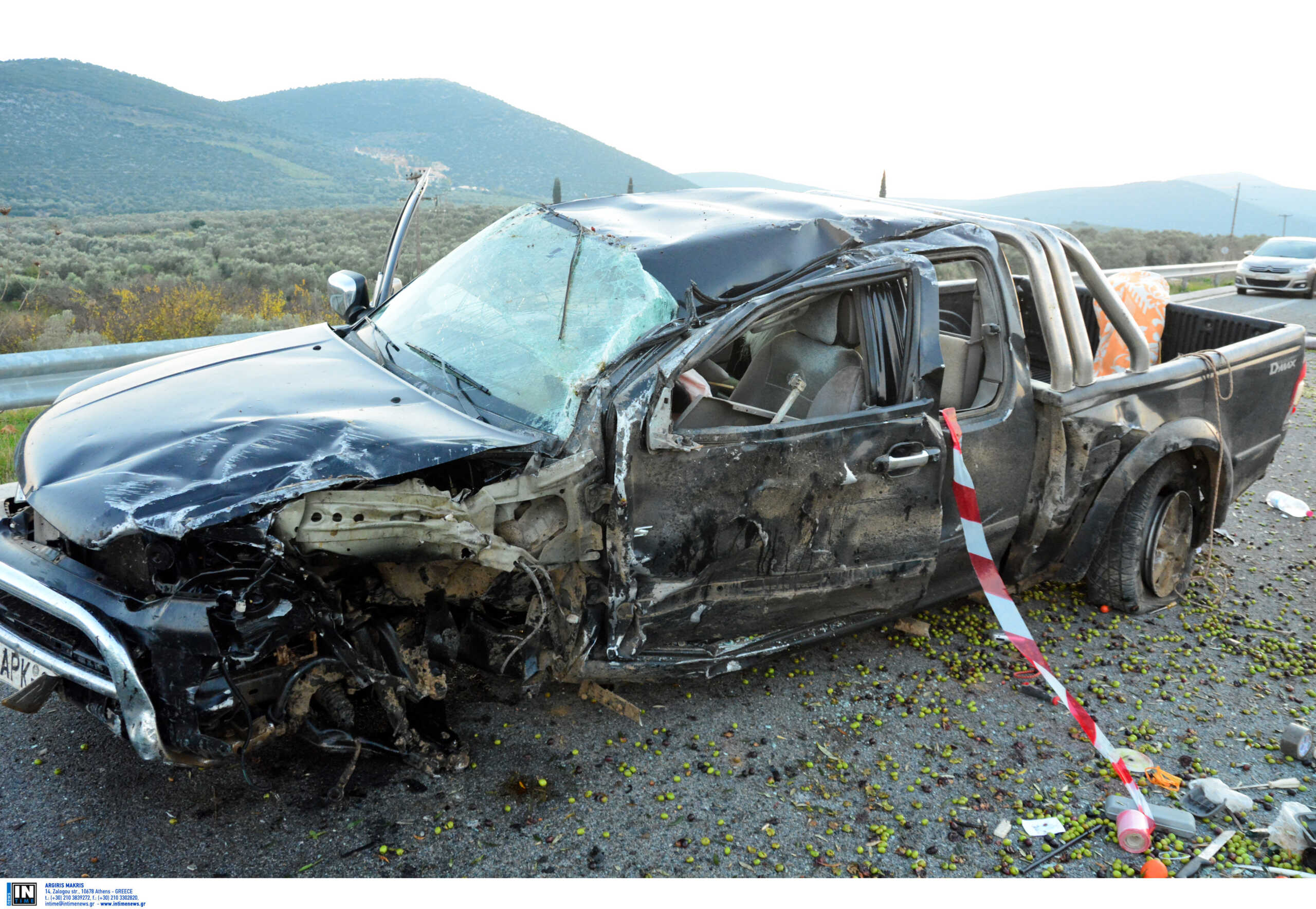 Μεσσηνία: Τροχαίο με έναν νεκρό 42χρονο – Το φορτηγάκι του «καρφώθηκε» σε δέντρο