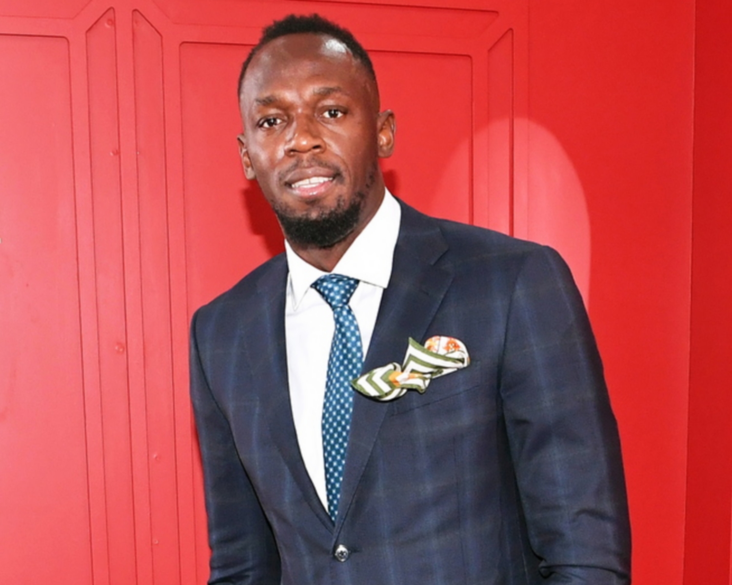 epa08624537 (FILE) - Jamaican sprint legend Usain Bolt poses at the Birdcage on Melbourne Cup Day at Flemington Racecourse in Melbourne, Australia, 05 November 2019 (re-issued on 25 August 2020). World-record sprinter and eight-time Olympic champion Usain Bolt has been tested positive for the coronavirus COVID-19 disease, Jamaica's health ministry confirmed late 24 August 2020. Bolt is self-isolating at his home in Jamaica after celebrating his 34th birthday last week with a mask-free party.  EPA