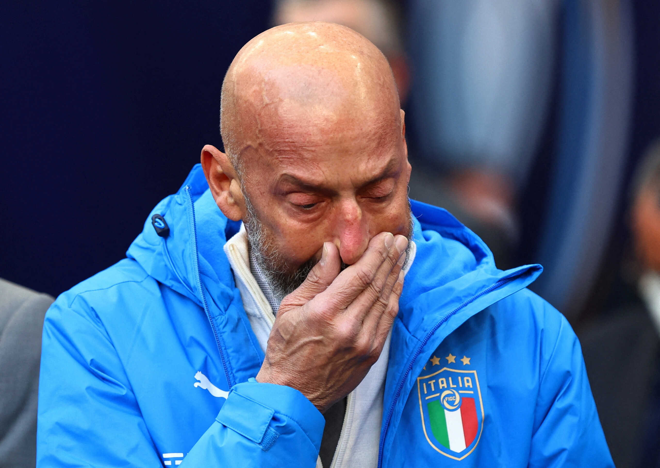 FILE PHOTO: Soccer Football - Finalissima - Italy v Argentina - Wembley Stadium, London, Britain - June 1, 2022 Gianluca Vialli before the match REUTERS